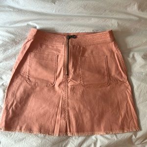 Madewell A-line mini skirt